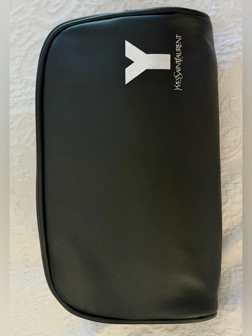 YSL Yves Saint Laurent Black Makeup Cosmetic Bag